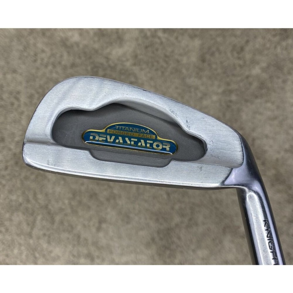Knight Devastator 4 Iron Titanium Forged Face - Distance II R Flex Graphite - RH - Picture 3 of 12